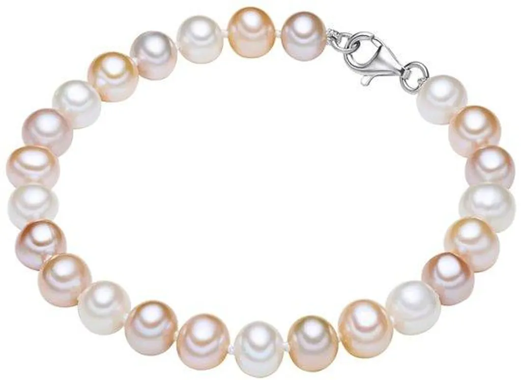 Bracelet perles d'eau douce et argent 925 hypoallergénique sans nickel