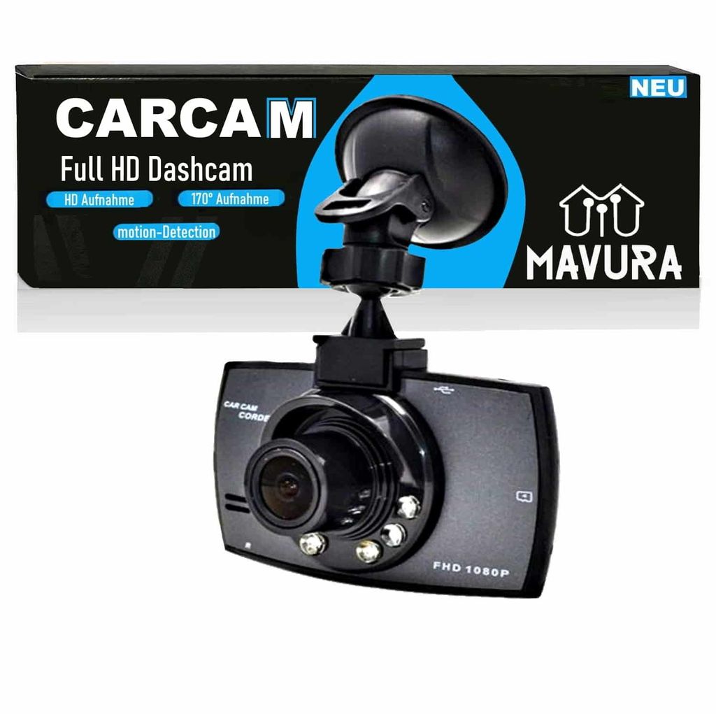 Carcam Dashcam Full Hd Auto Lkw Taxi 1080P Recorder Kfz Produktbild 