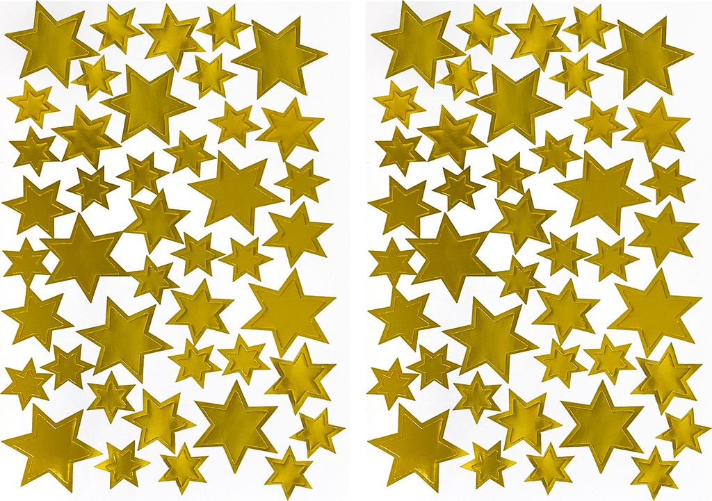 Oblique Unique 86 Sterne Sticker Stern Aufkleber für Produktbild 