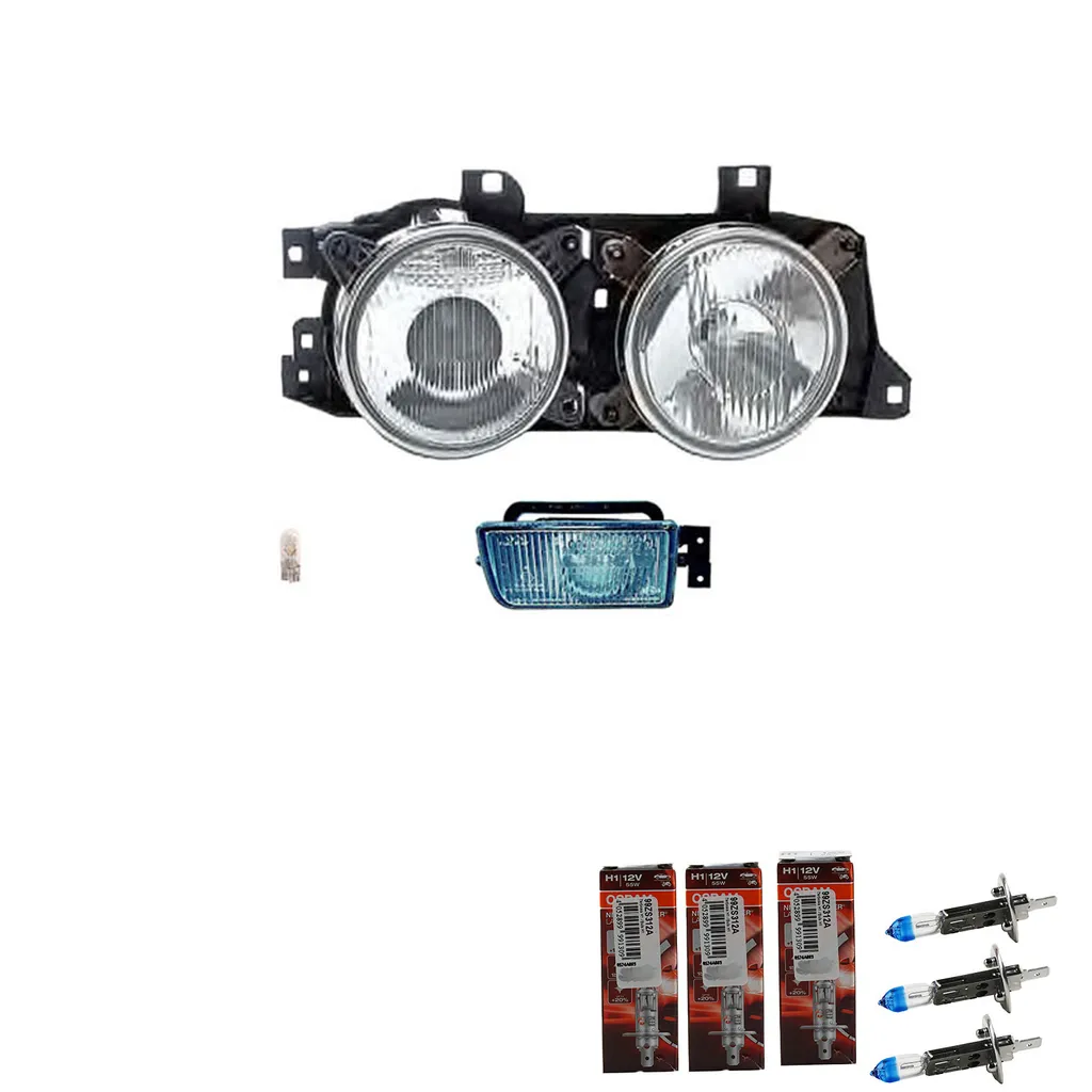 Upgrade Illuminazione BMW E34: Fari Johns & Osram Night Breaker Laser H1