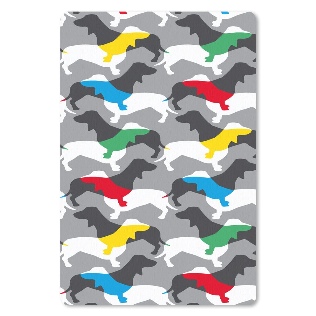 MuchoWow Mauspad Mousepad Hunde - Dackel - Muster 40x60 cm - Mousepads - Maus Mat - Pad - Mausunterlage - Schreibtisch Accesoire