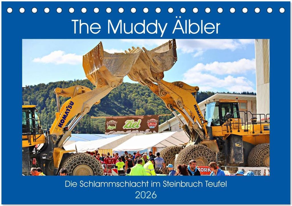 The Muddy Älbler (Tischkalender 2026 DIN A5 quer), CALVENDO Monatskalender