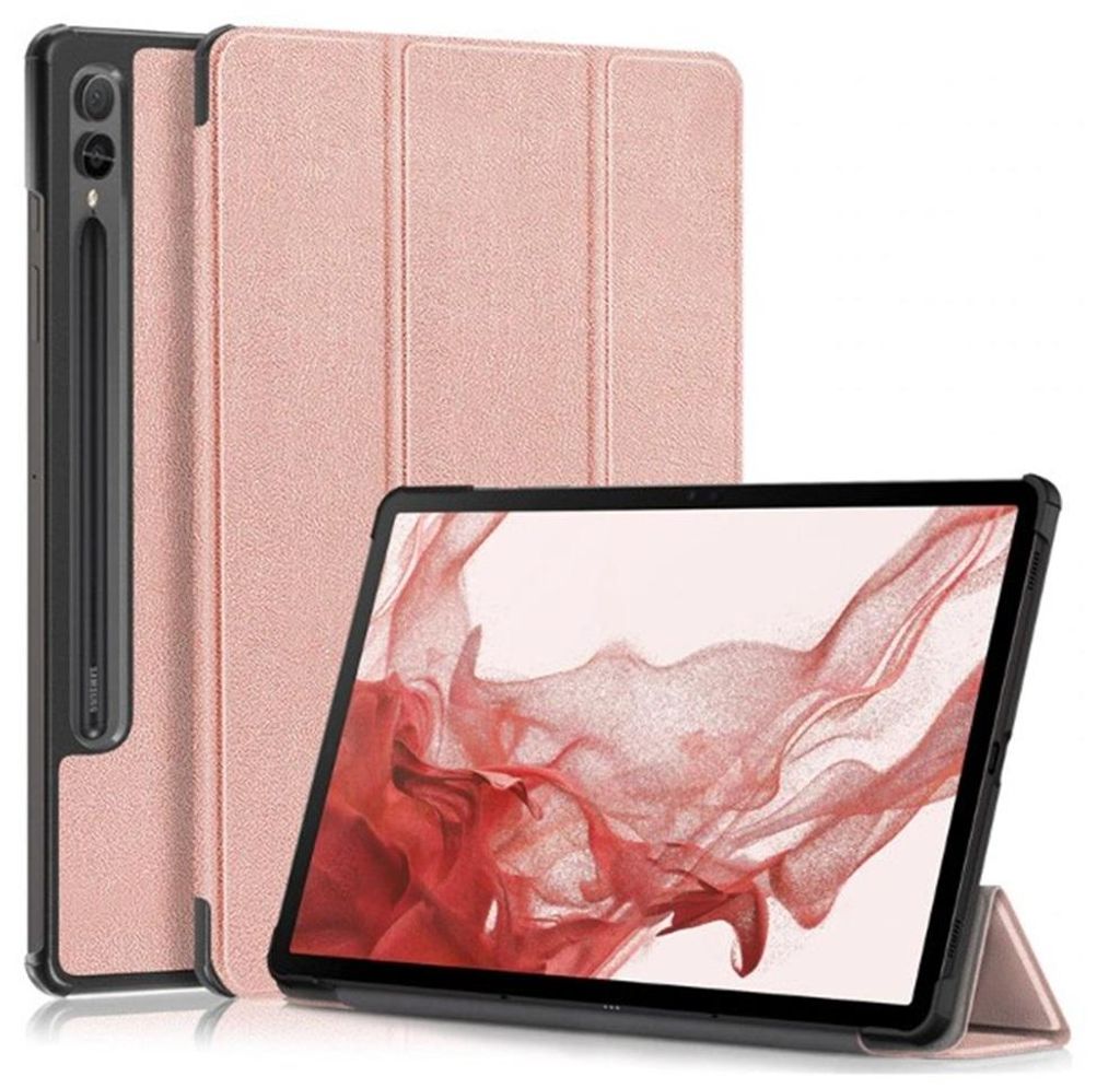 Schutzhülle für Samsung Galaxy Tab S7 S8 11" Hülle Case Smart Cover (2020/2022) T870 T875 T876 T877 SM-X700 X706 Wake Up Sleep Etui Tasche - Ros...