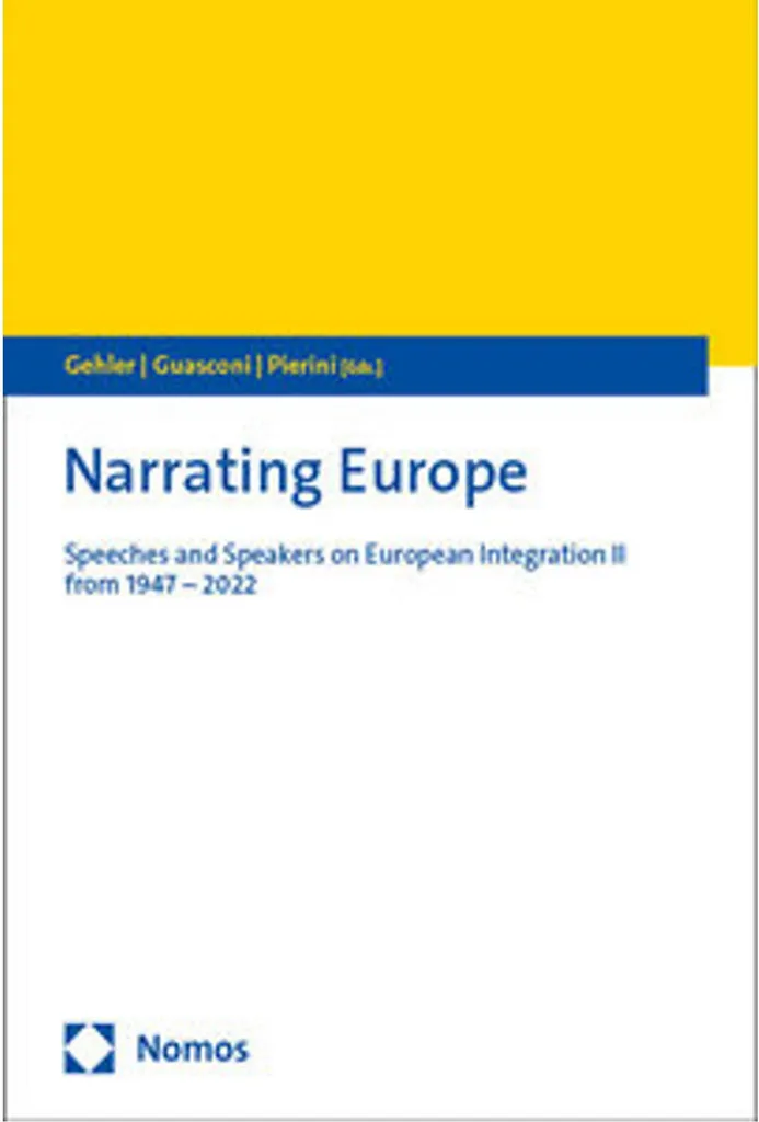 Livre Narrating Europe : Comprendre les Enjeux de l'Union Européenne