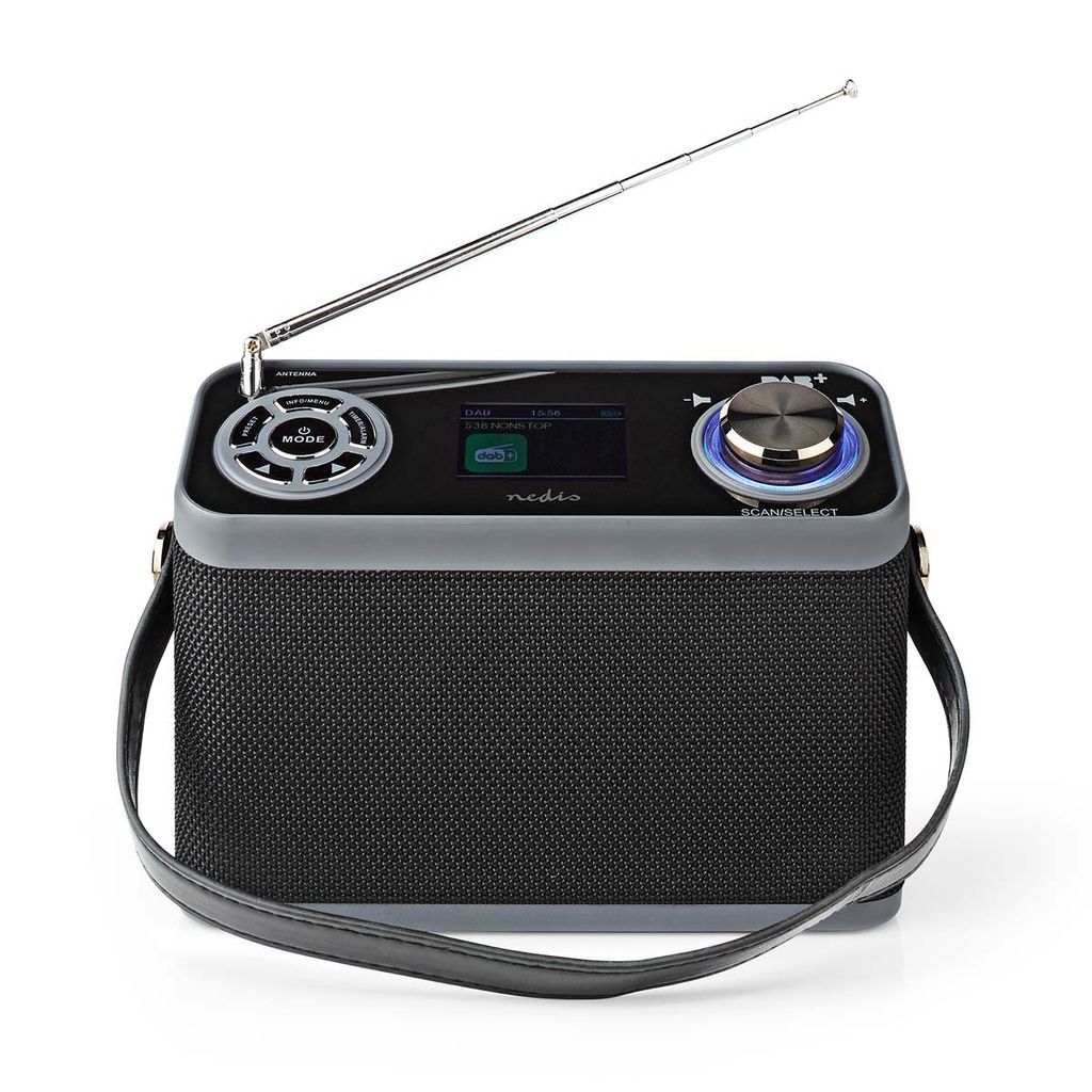 Nedis DAB+ Radio - Tisch Ausführumg - DAB+ / FM - 2.40 " - Produktbild 