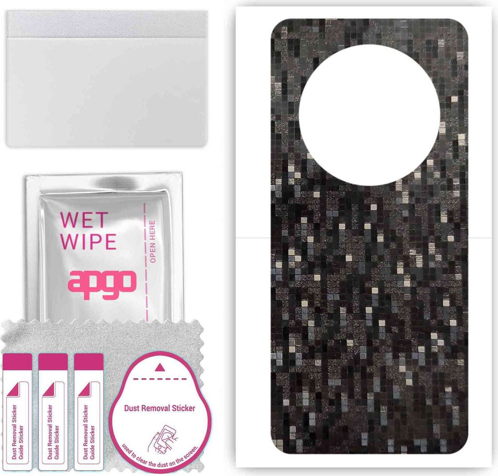 apgo Rückseite Schutzfolie, Skin, kompatibel mit Honor Magic4 Pro, Hinten Displayschutzfolie aus Vinylfolie, kratzfest, einfache Montage - Carbon ...