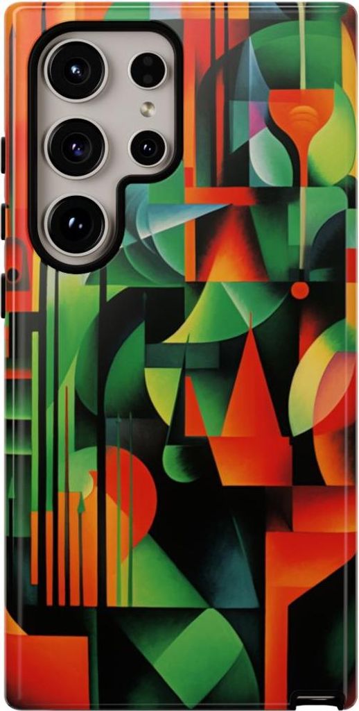 Abstrakte Geometrie mit klaren Linien – Hülle Kompatibel mit Samsung Galaxy S24 Ultra