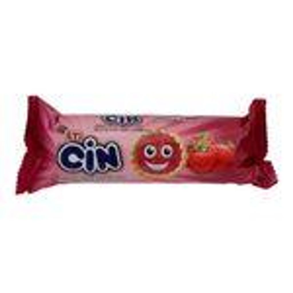 Eti Cin – 96 g – Knuspriger Keks mit fruchtigem Erdbeer-Gelee