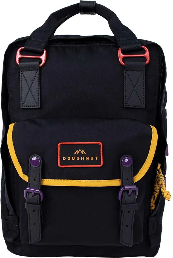 Sac à dos 38 cm Macaron Happy Camper 16 noir pour ordinateur