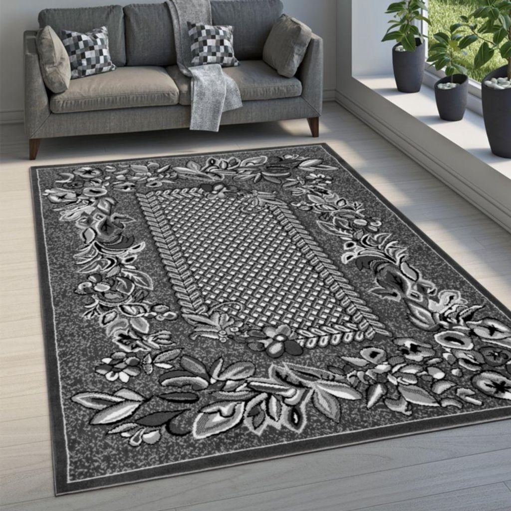 Wzorzysty dywan 180x250 cm LUKEN - szary Zdjęcie produktu 