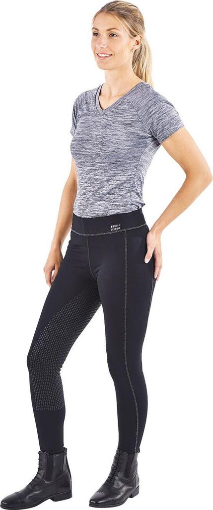Busse Damen Reit-Tights PASSION F/S 21 schwarz, Damengröße:Größe 42