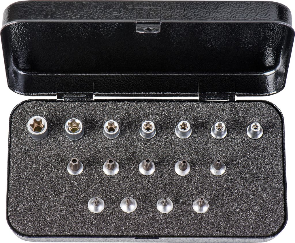 Elora Steckschlüssel-Satz 1/4", TORX , 16-teilig, ELORA-1400-TXE