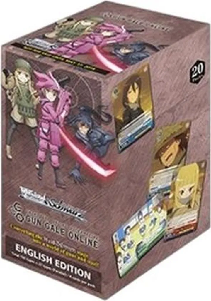 Booster Box Weiss Schwarz Gun Gale Online pour Deck de Tournoi et Jeu