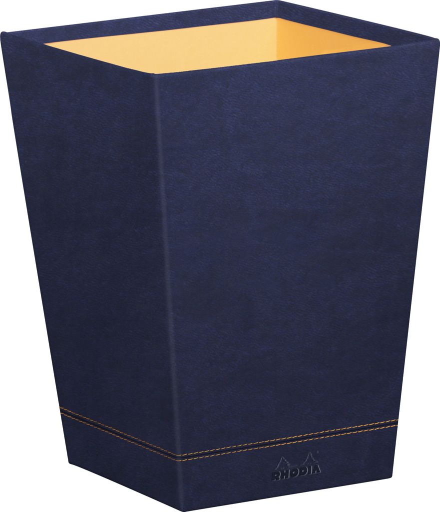 Rhodia Rhodiarama Papierkorb aus Kunstleder, 27x27x32cm Produktbild 