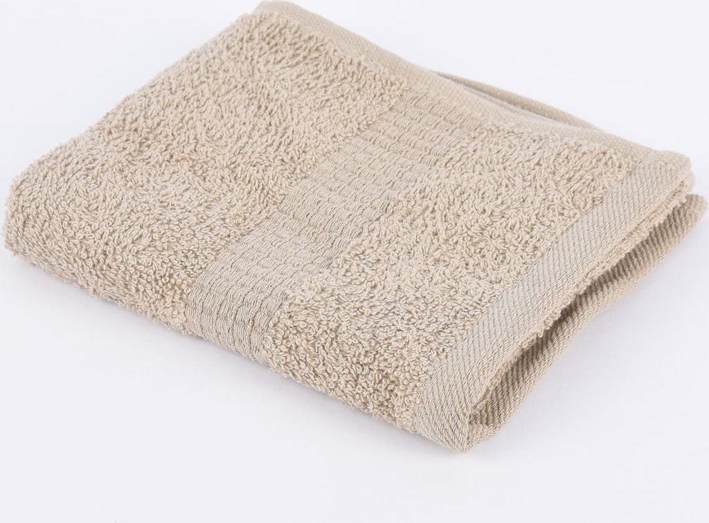 Qualitätsfrottee Handtuch 100% Baumwolle 500g/qm sandfarben Größe Gästetuch 30 x 50 cm