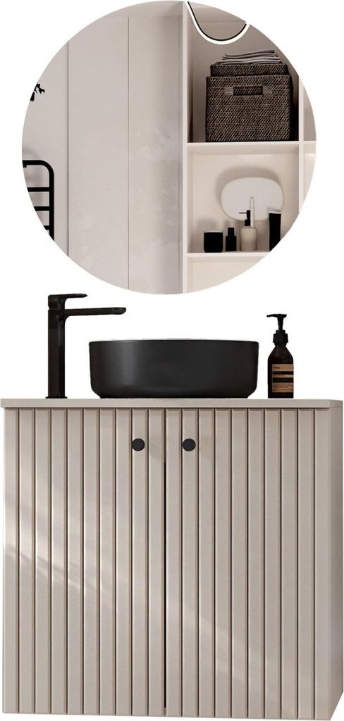 Badmöbel Set ASTO MINI kaschmir Produktbild 