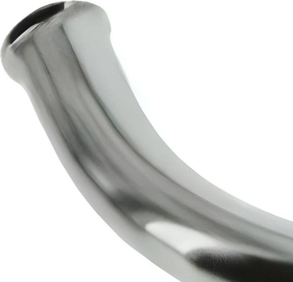 Krümmer - Auspuffrohr verchromt, 260mm - für langen Auspuff KR50