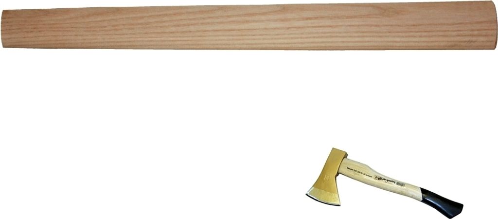 Beilstiel 380 mm, Kuhfußform