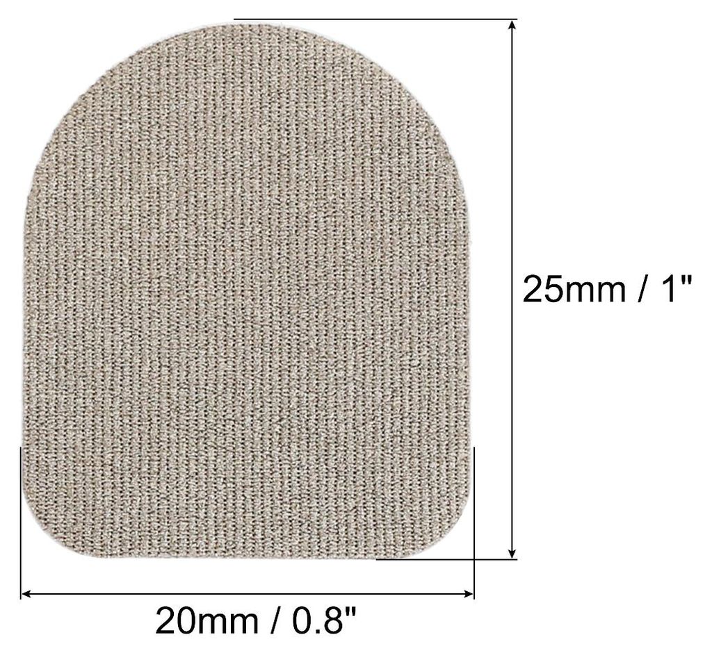 Handschuhe Touchscreen-Aufkleber 1" x 4/5" Ultra hohe Empfindlichkeit Flexibles Kohlefaser-Ultra-Dš¹nne Aufkleber Schwarz fš¹r Handschuhe, 8 St...