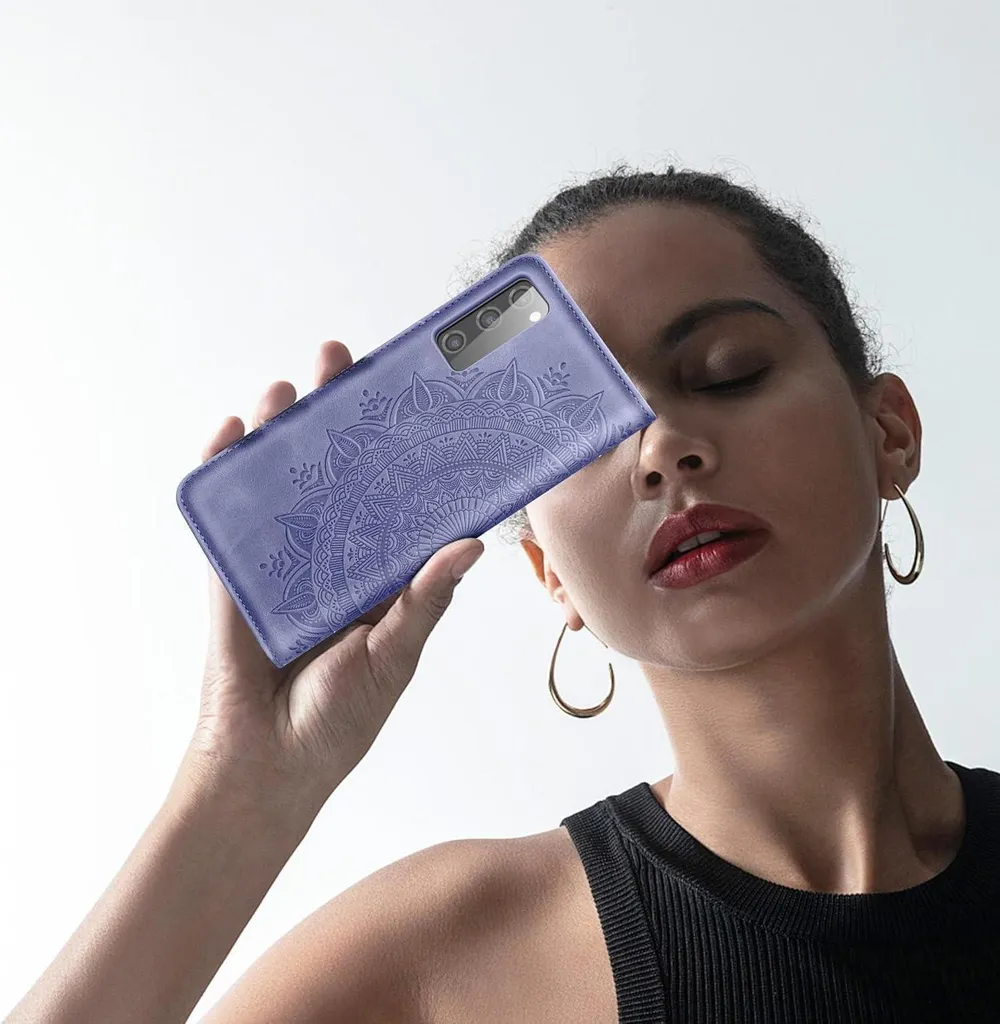 Custodia Portafoglio Samsung S20 FE Viola Pelle - Cover con Supporto - 7