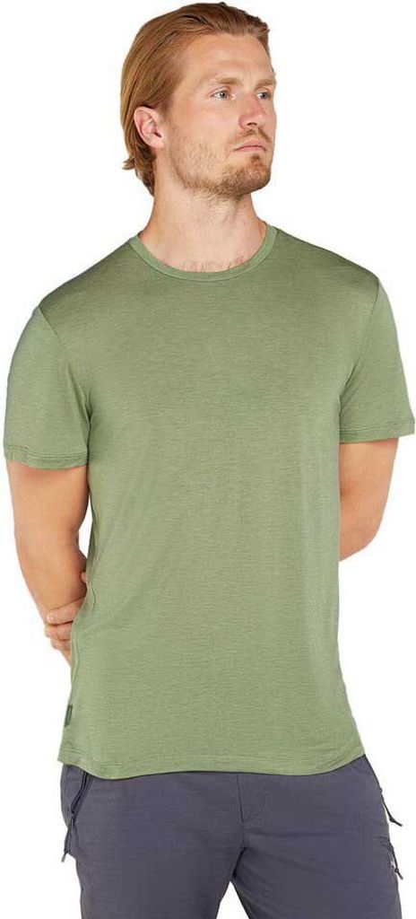 Icebreaker Merino Core Kurzarm-t-shirt Grün L Mann Grün L