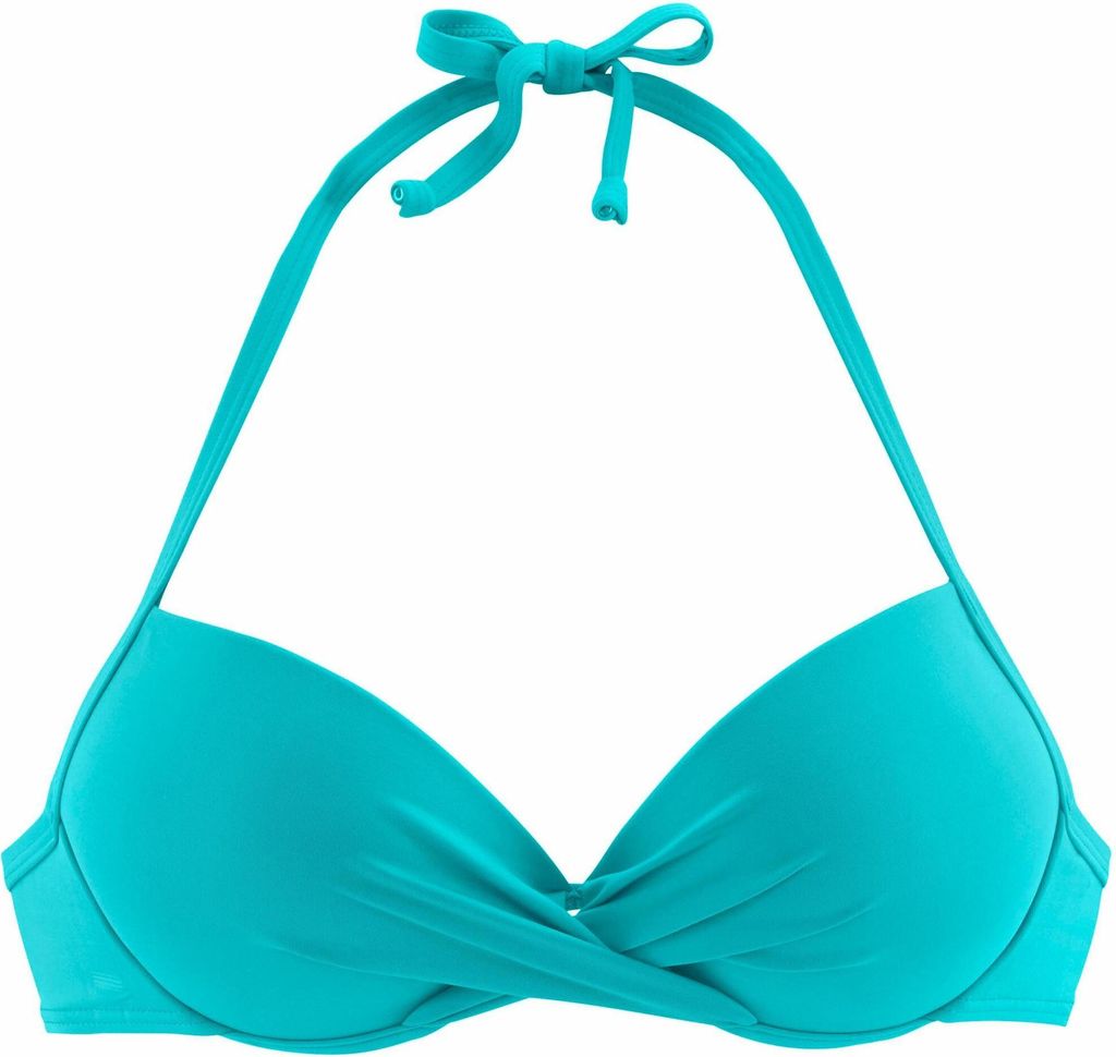 s.Oliver Push-Up-Bikini-Top türkis Größe 34 Cup B