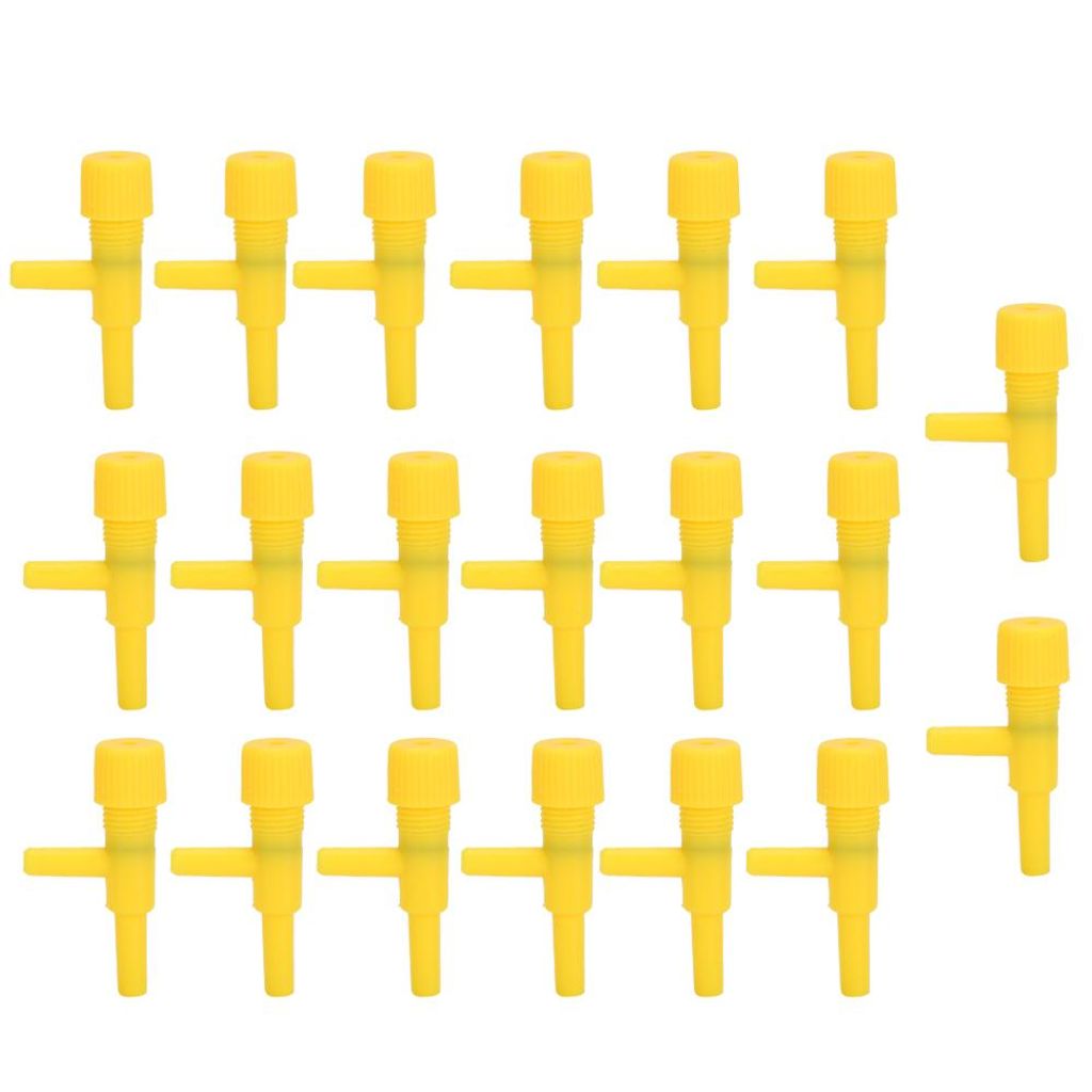 20PCS Aquarium Einstellbarer Luftstromschalter Ventilregler für Aquariumzubehör