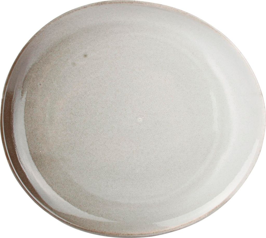 FINE 2 DINE Ceres Teller flach, Länge: 250 mm, Breite: 230 mm, grau