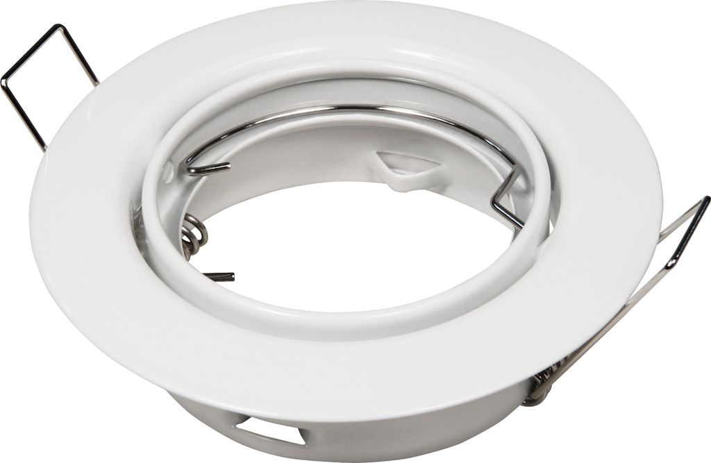 Einbaurahmen Einbaustrahler Einbauspot McShine "ER-87", weiß, Ø87mm, schwenkbar