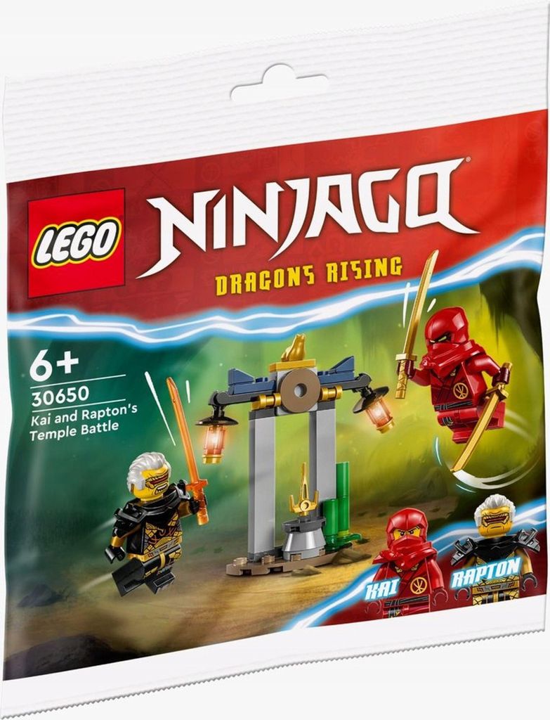 LEGO 30650 NINJAGO Kais und Raptons Duell im Tempel Produktbild 