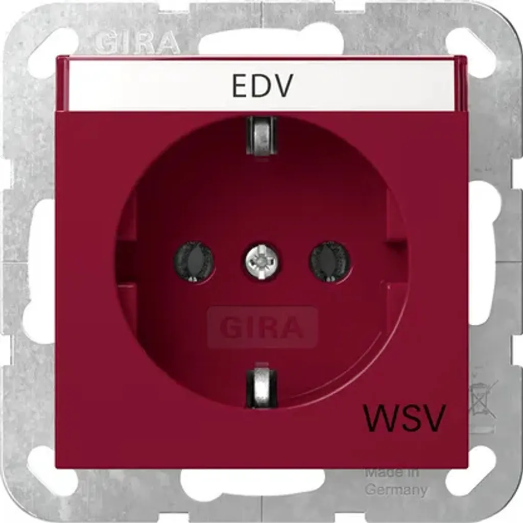 GIRA 4457108 Prise SCHUKO avec Protection Surtension System 55 Blanc