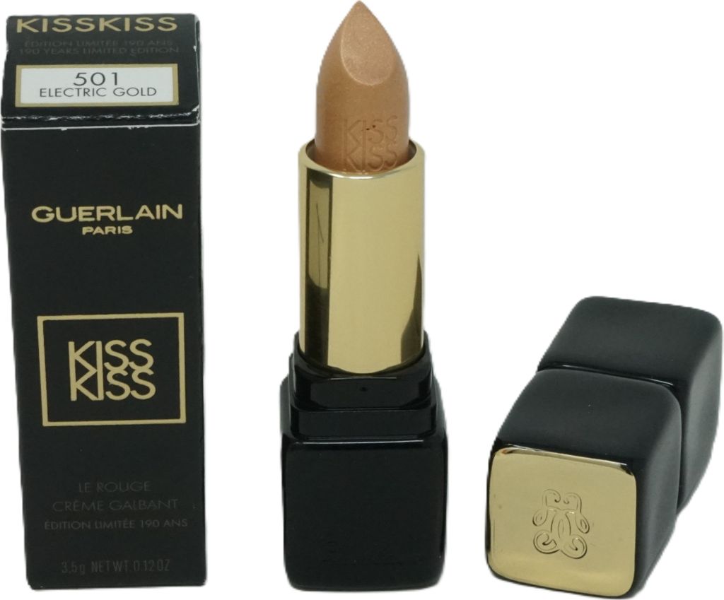Guerlain KissKiss Le Rouge Créme Galbant - 501 ELECTRIC GOLD - Limitierte Edition
