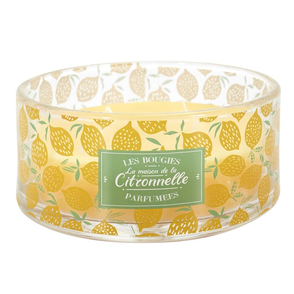 Citronella Duftkerze gegen Mücken – Ø 19 cm – Outdoor-Kerze Produktbild 