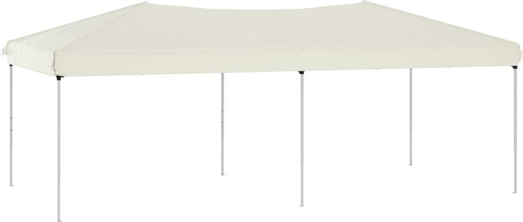 Partyzelt Faltbar Creme 3x6 m
