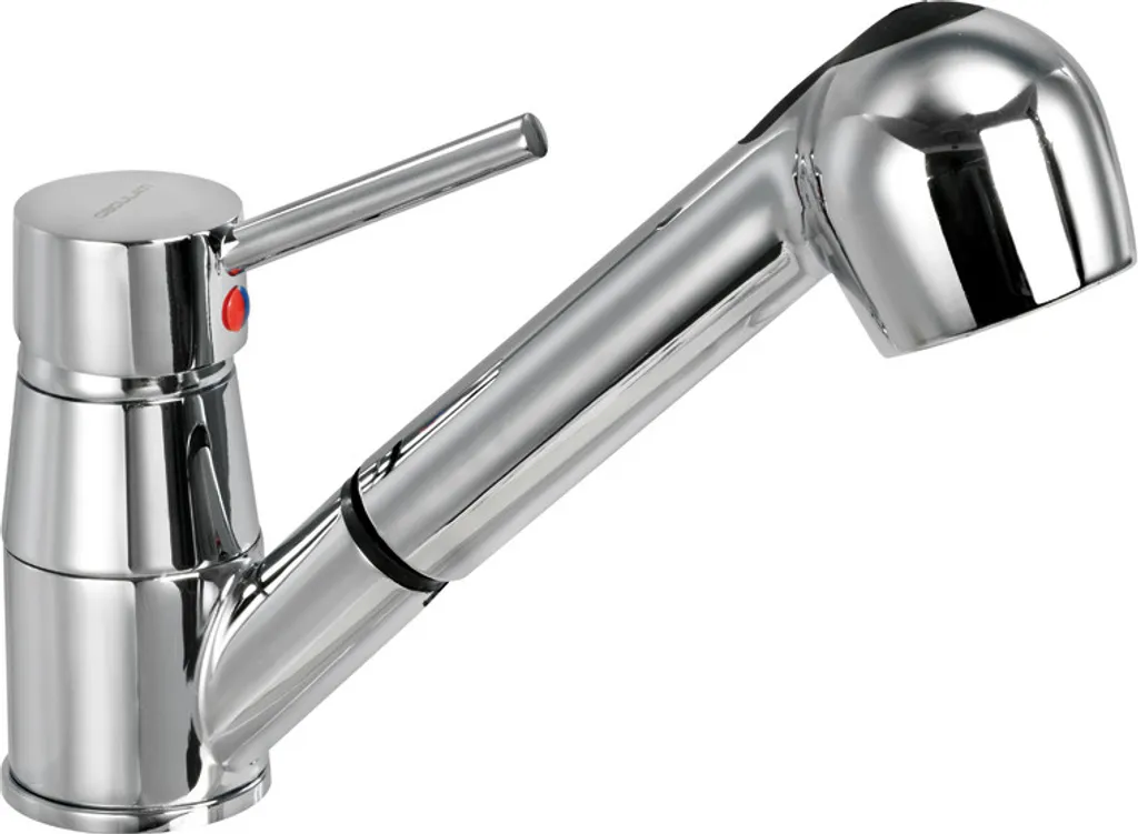Mitigeur Diana anti-calcaire en laiton chromé pour remplacer un robinet