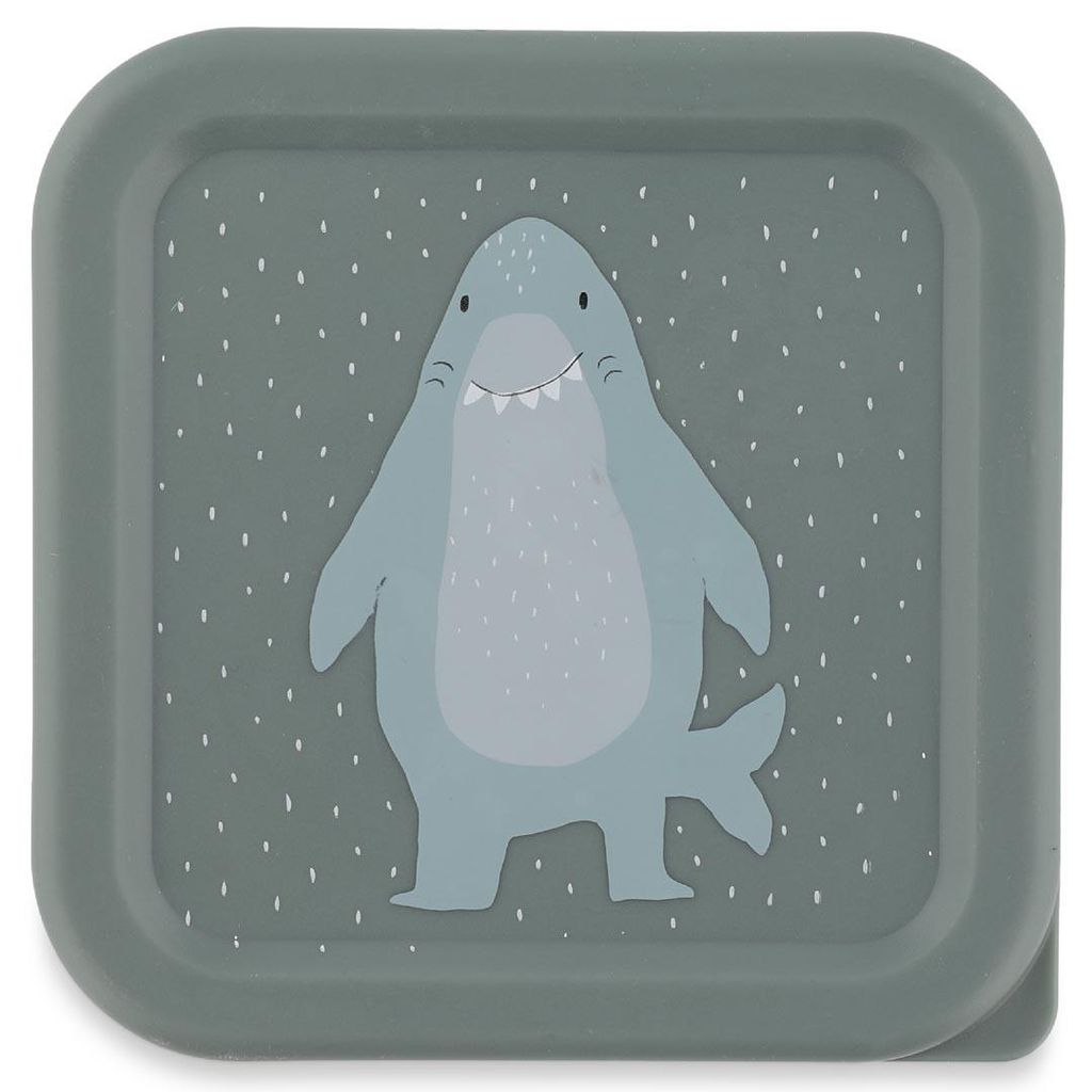 Trixie Snackbox Set - 3-teiliges Lunchbox Mr. Shark für Kinder