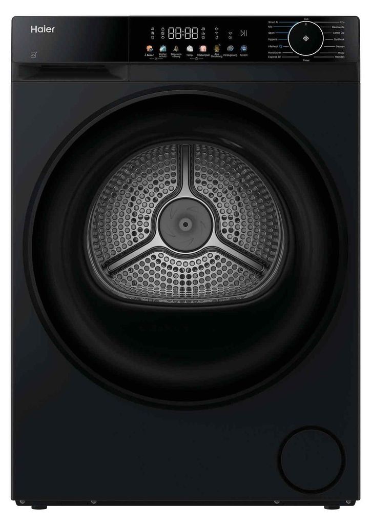 Haier HD90-C33657BU1 Wärmepumpentrockner 9kg Smart AI hOn Produktbild 