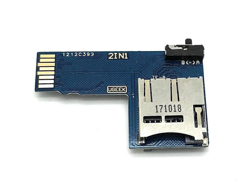 Lecteur de carte double microSD BerryBase compatible Raspberry Pi 4 et 3