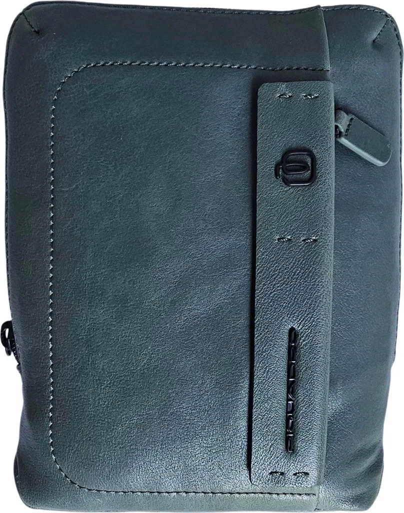 Portefeuille Homme Vertical en Cuir Vert Piquadro CA3084X18 Style Moderne