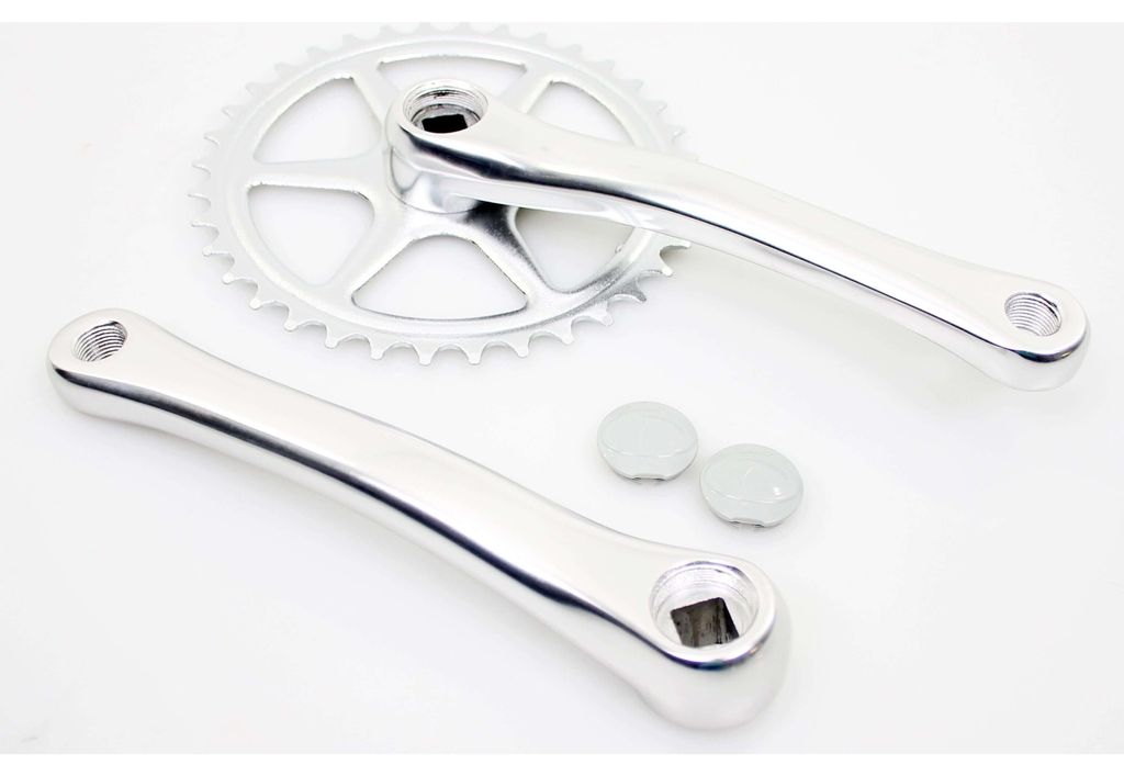 Kurbelsatz aus Aluminium mit 36 Zähnen Kettenblatt und 170 mm Kurbelarmen