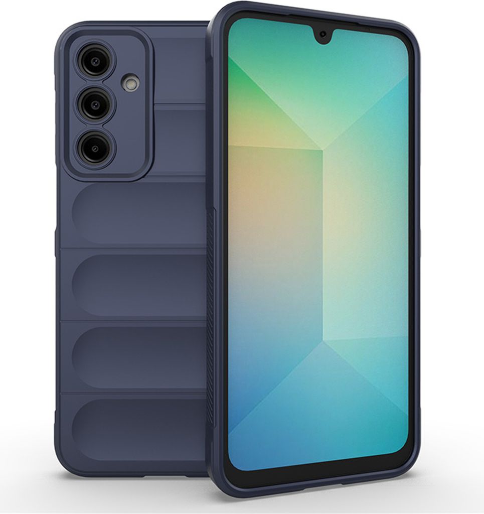 Hülle für Samsung Galaxy A16 Handyhülle Outdoor Case Cover Bumper in Blau