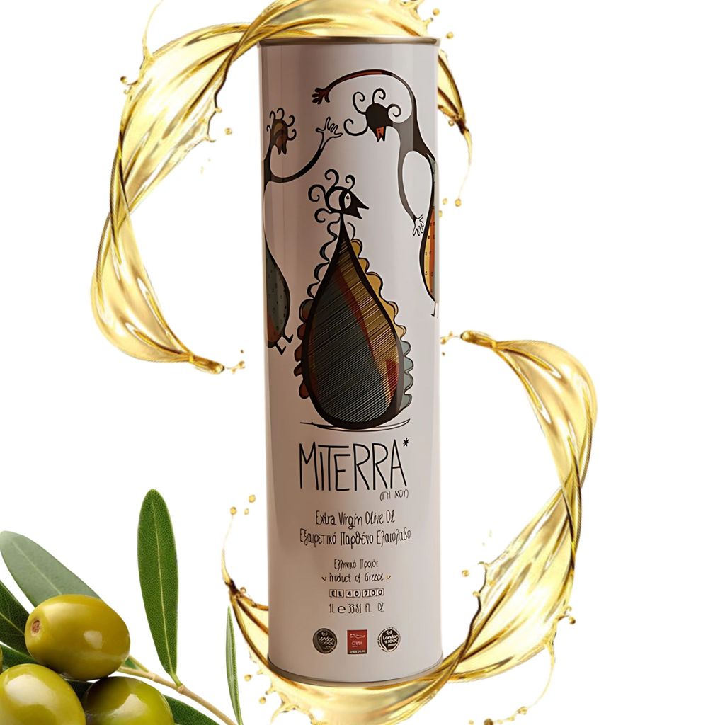 Miterra Olivenöl Extra Nativ 1 L – Kaltgepresst aus Produktbild 