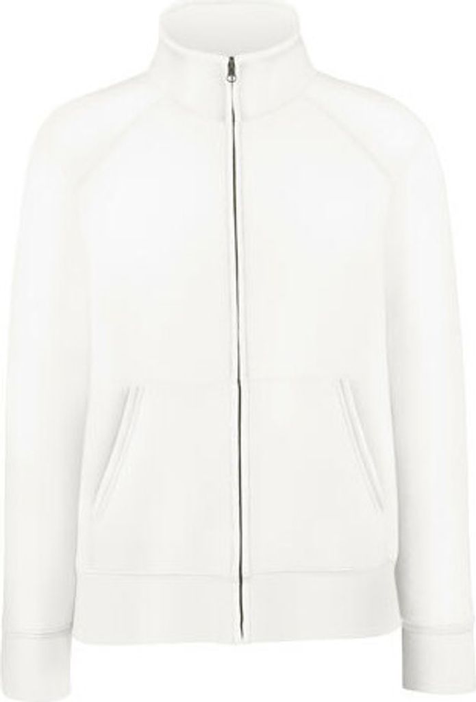 Fruit of the Loom - Lady-Fit Premium Sweat Jacket - White - XXL
