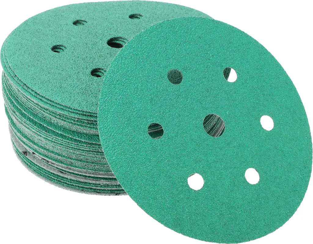 Disque de Ponçage 150mm Anti-encrassement Grain 60 Zircone pour Finition