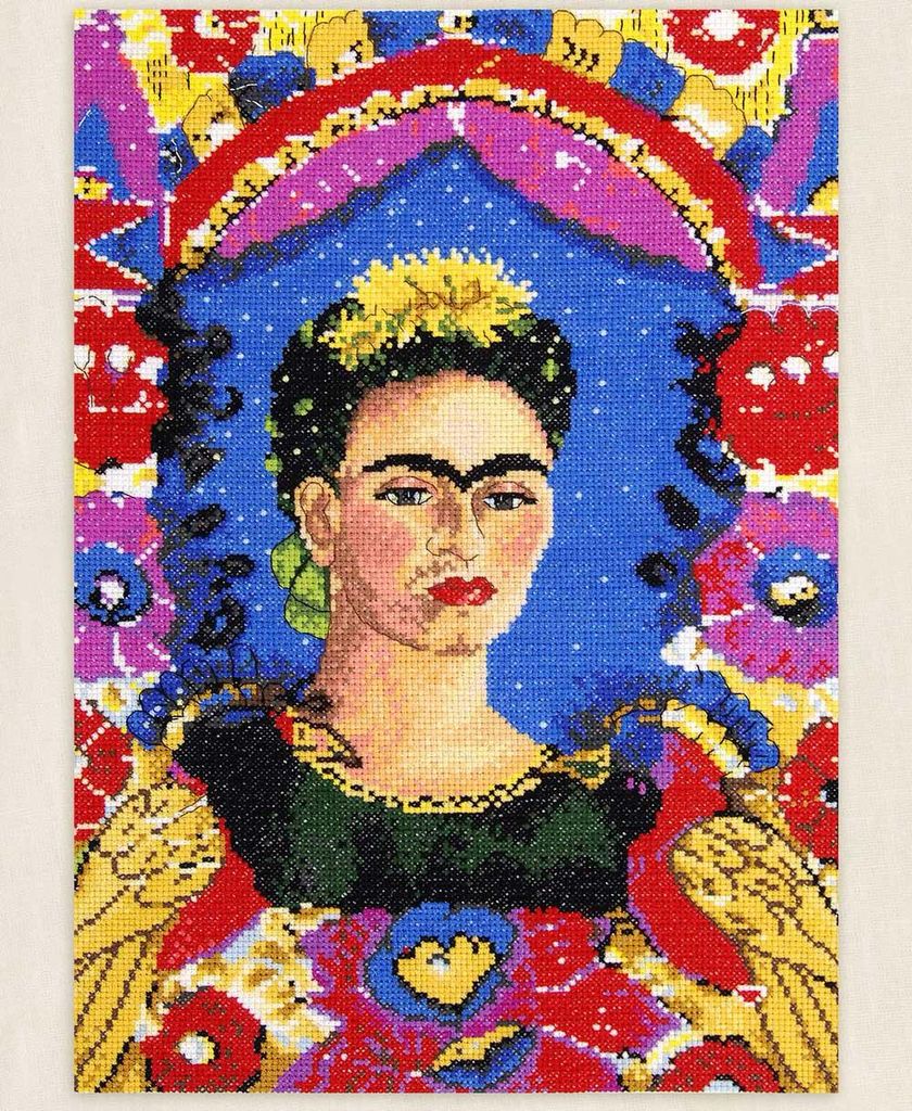 DMC Kreuzstich Stickpackung "Der Rahmen von Frida Kahlo", Produktbild 