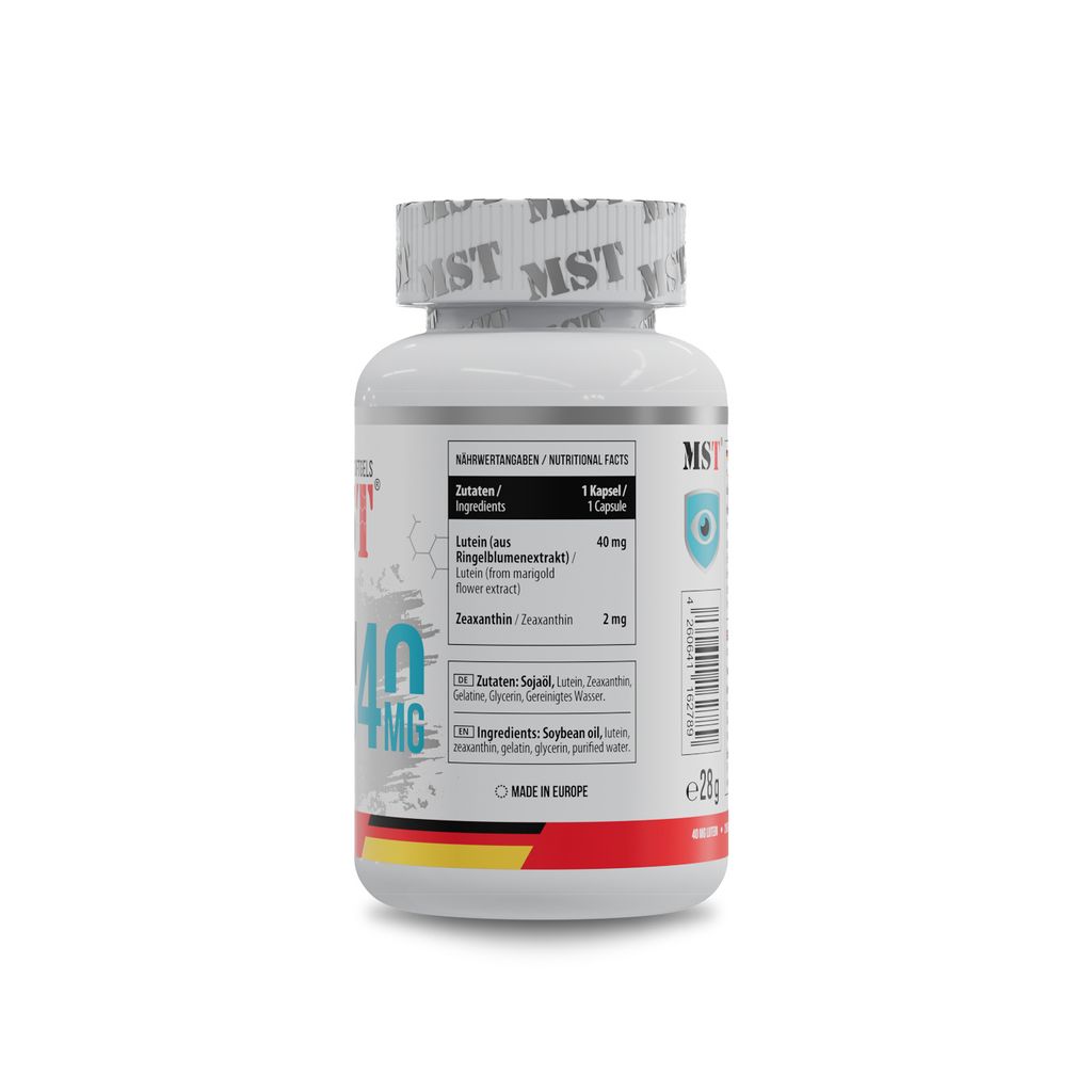 Luteina 40 mg + zeaksantyna 60 kapsułek żelowych Zdjęcie produktu 