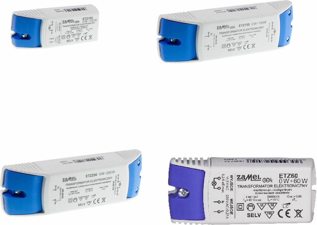 Elektronischer Trafo Transformator 230V auf 12V Halogen 60W