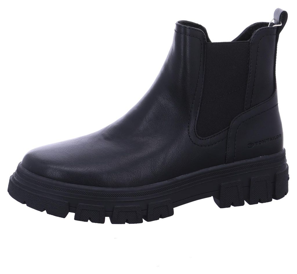 Tom Tailor Chelsea Boot Schwarz Produktbild 