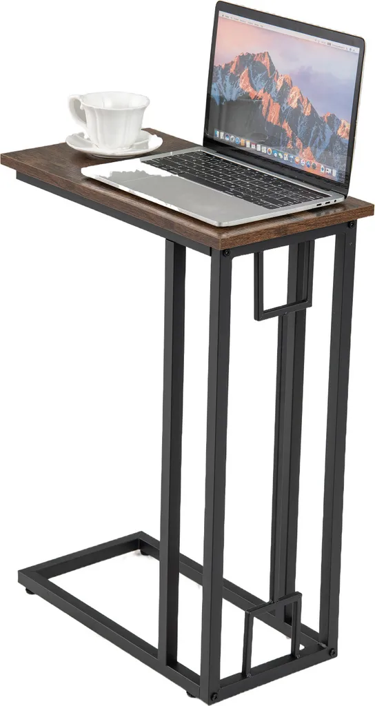Bout de canapé compact et petite table basse de salon avec pieds réglables