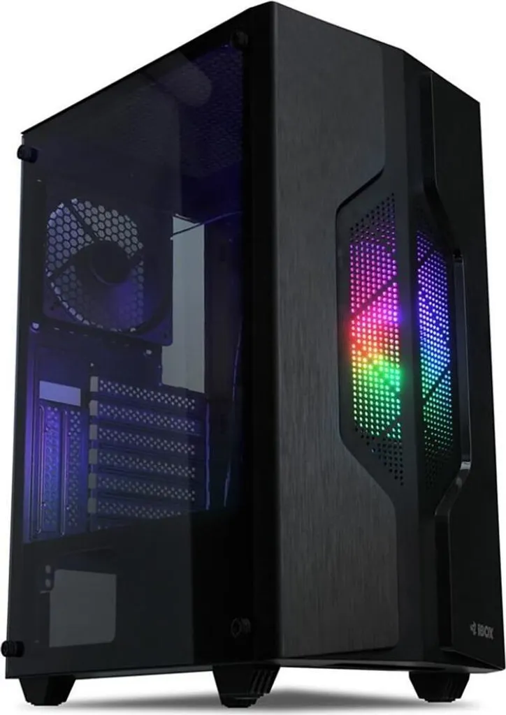 Case Gaming iBox CETUS 908 Midi Tower - Finestra Vetro e Ventole RGB